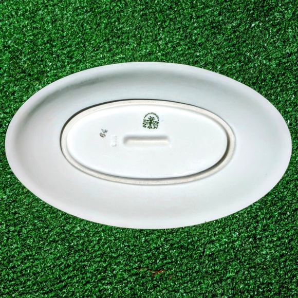 Moritz Zdekauer MZ Czechoslovakia Porcelain Vintage Oval Serving Bowl Dish EUC - Picture 3 of 6